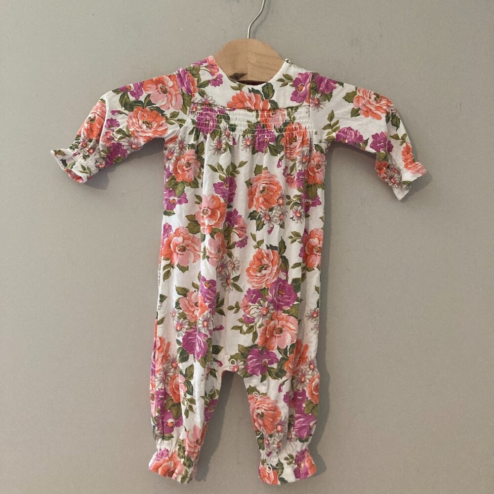 $17 ADD ON Angel Dear floral romper long sleeve Janie and Jack Baby Gap Zara